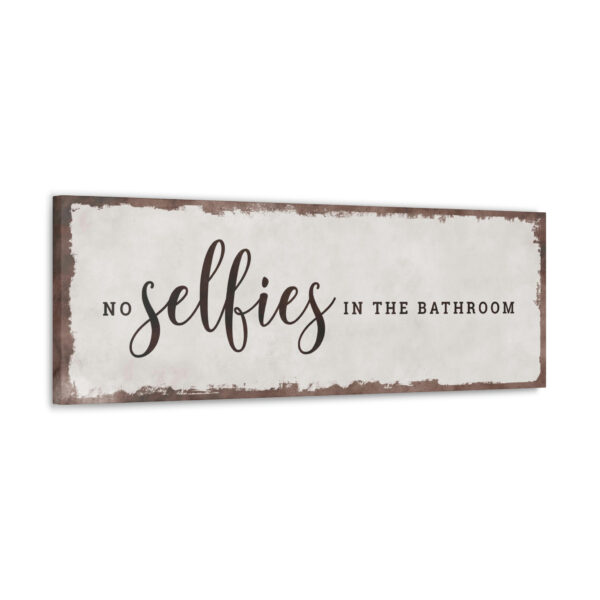 no-selfies-in-the-bathroom-perspective-view-36x12 No selfies in the bathroom perspective view 36x12